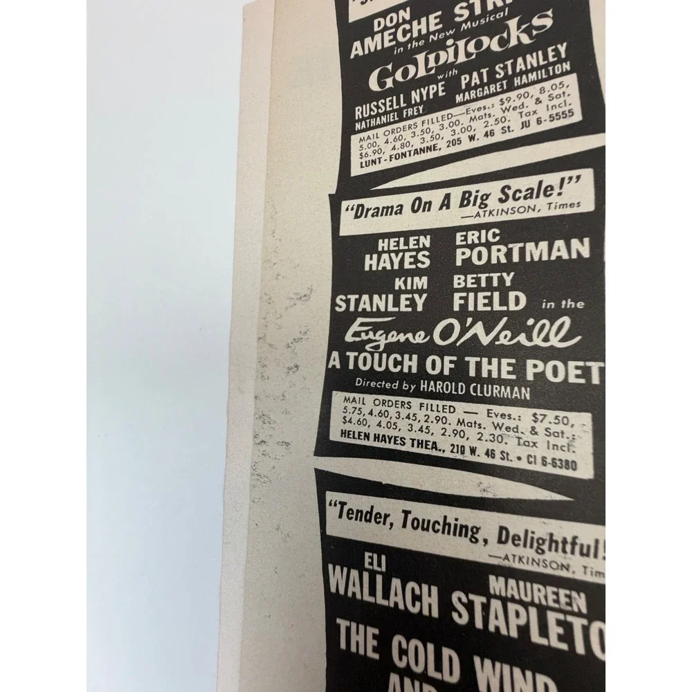 Vintage 1959 Cue Magazine 1959 The Boat Show NYC Broadway TV Ads January 17